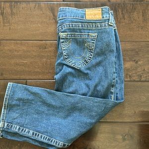 True Religion size 31 capri pants gently used.